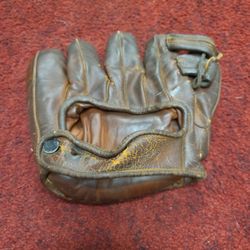 Antique Leather Baseball Glove