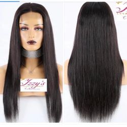 360 Straight Human Hair Wig 16"