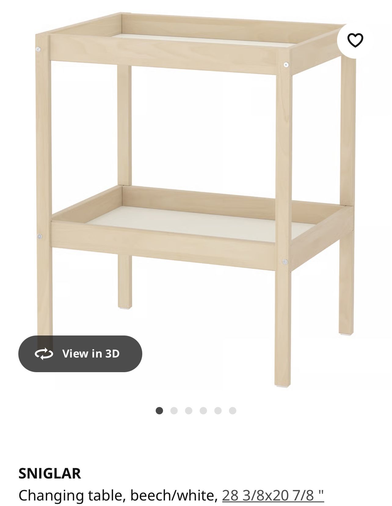 Changing Table And Pad