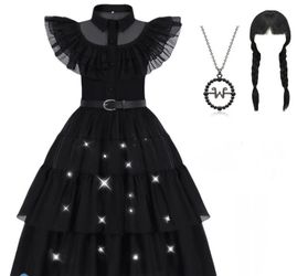Wednesday Addams Costume Child XL(14-16)
