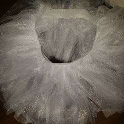 White S/m Tutu Skirt Halloween