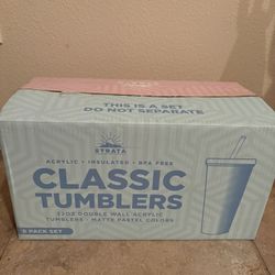 Black Blank Tumblers 