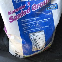 25 Lb Bag Of Sanded Grout