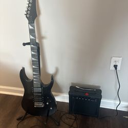 Black ktaxon electric guitar. 