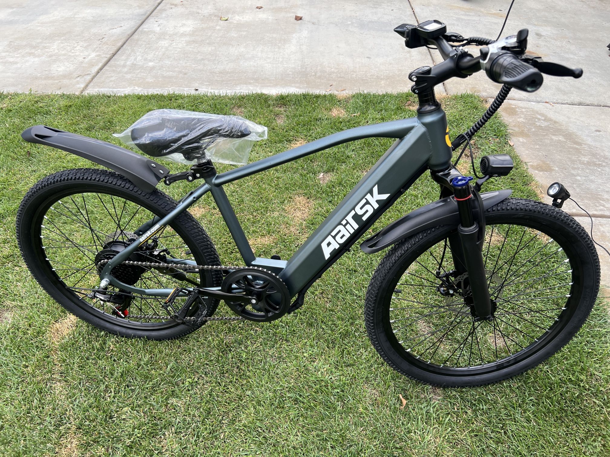 GT-300 Electric Mountain Bike 26"/ 25MPH Max Speed, Up to 40miles, 7/21 Speeds & Dual Suspension, 400W Motor Ebike for Adults Urban Commuter E-Bike