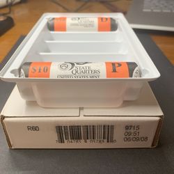 Arizona, Alaska, & Hawaii Uncirculated State Quarter Rolls