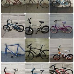 Bicycles fixie hybrid racing ladies kids foldable electric bike  scooter read description