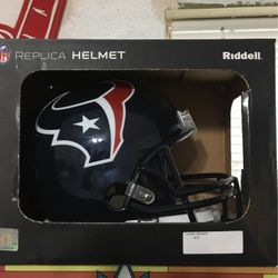 Replica  HOUSTON TEXANS Helmet SIGNED By DUANE BROWN #76