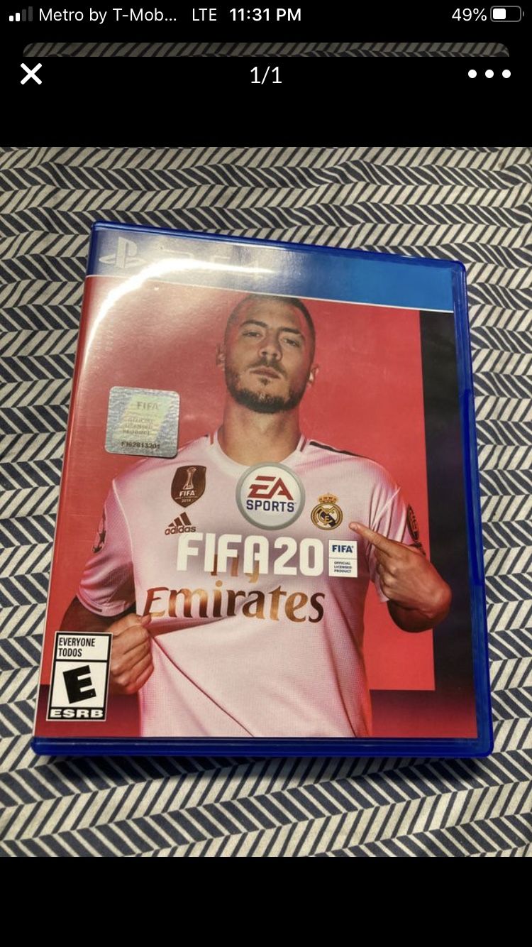 Ps4 PlayStation 4 fifa 20