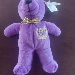 Purple Beanie Bear. 