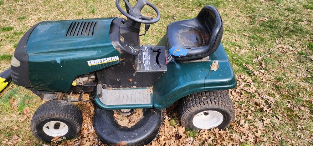 Ride On Craftsman Mower 