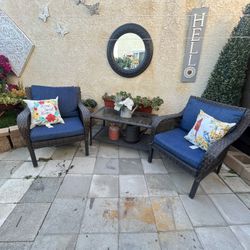 Two Chairs And A Table