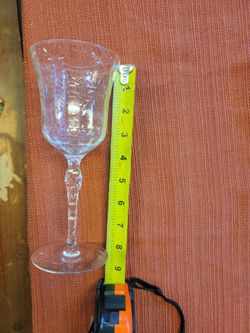 11 Crystal Water Goblets