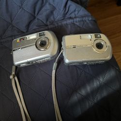 Camera Lot Of 2 Kodak For Parts
