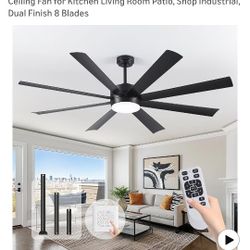 72 Inch Ceiling Fans with Lights, 