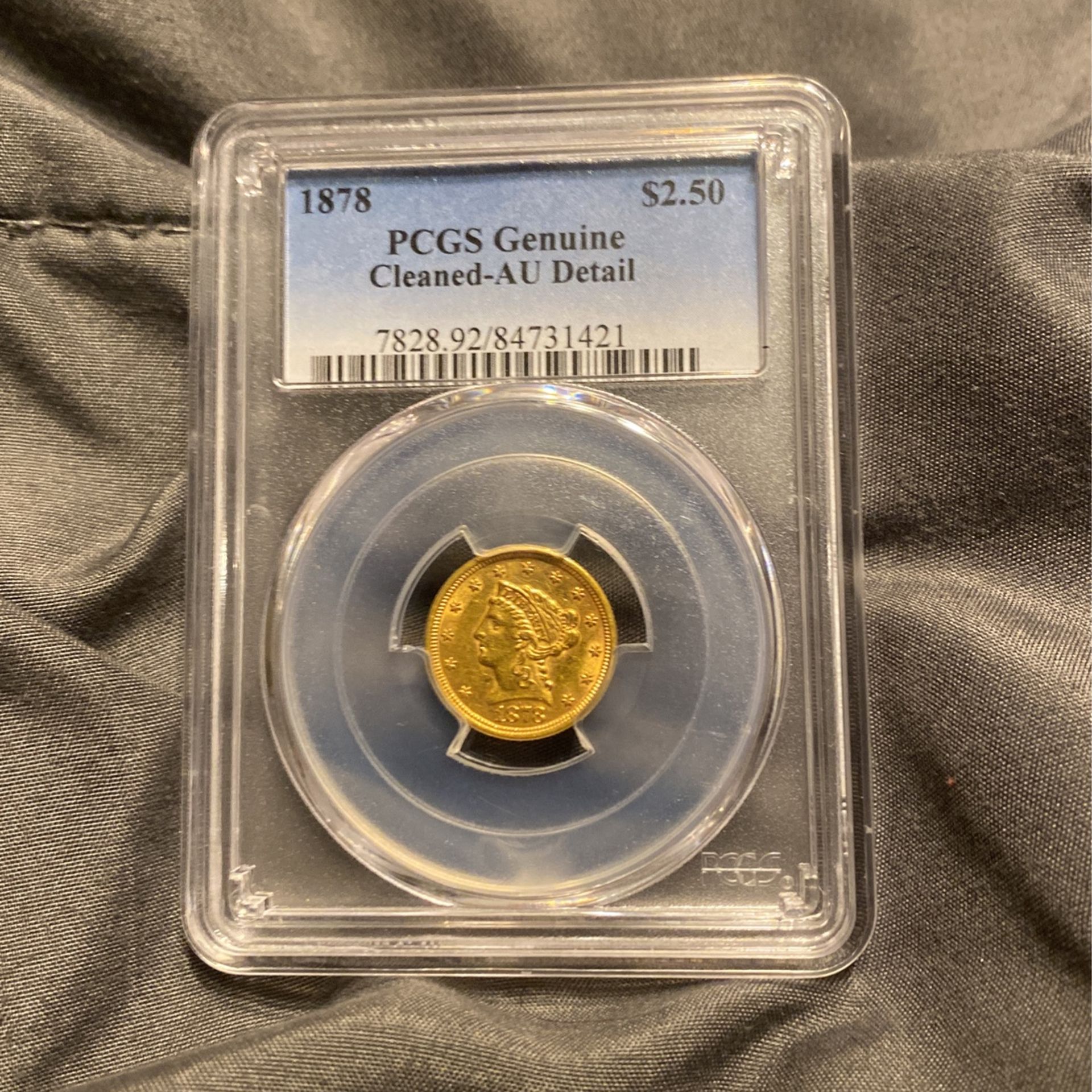 1878 GOLD LIBERTY $2.50