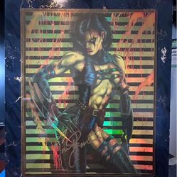 Autographed “RAZOR” Refractor Art. By-“Everette Hartsoe”  (14.5” X 11.5”). ++2-FACTORY SEALED “MEGA CARD”Sets!!  OFFERS WELCOMED!!😎