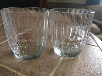2 Crown Royal Cocktail Glasses