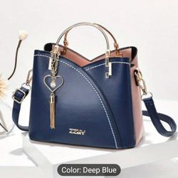 Women's Blue / Pink Handbag 