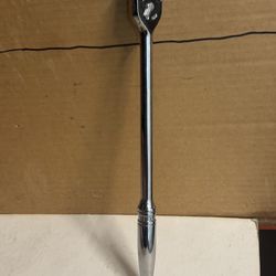 Snap-on Tools FL100 3/8" Drive 100 Tooth Chrome 12" Long Fixed Ratchet USA