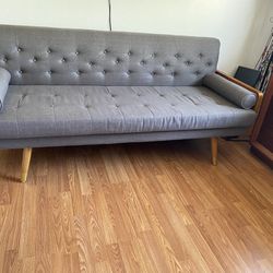Mid Century Style Sofa & Rocking Lounge Chair 