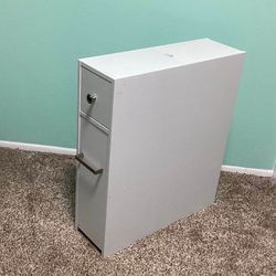 New- Spirich- Slim Bathroom Storage Cabinet- Free Standing