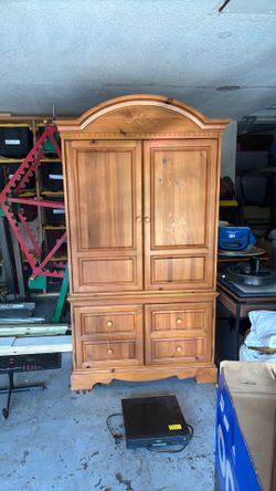 Tv cabinet with tv