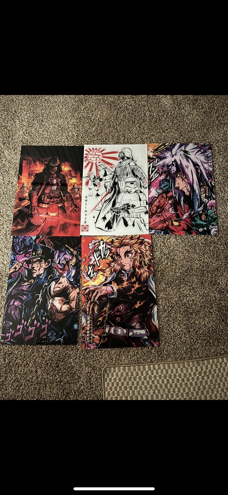 Star Wars And Anime Canvas