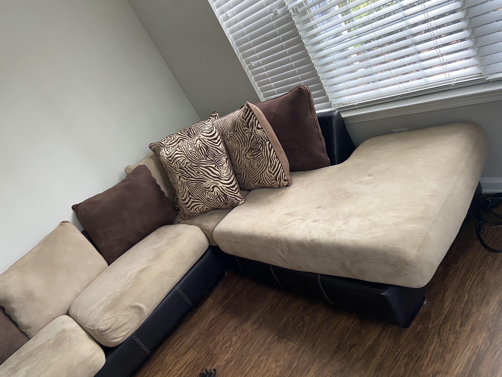 Wrap around couch