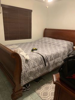 Queen size bed frame