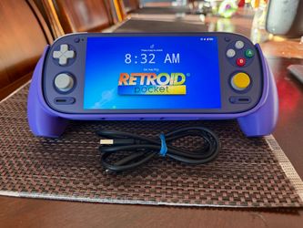 Retroid Pocket 5 Bundle w/ 512 GB MicroSD Card, 3D-Printed Comfort Grip, and Protective Travel Case