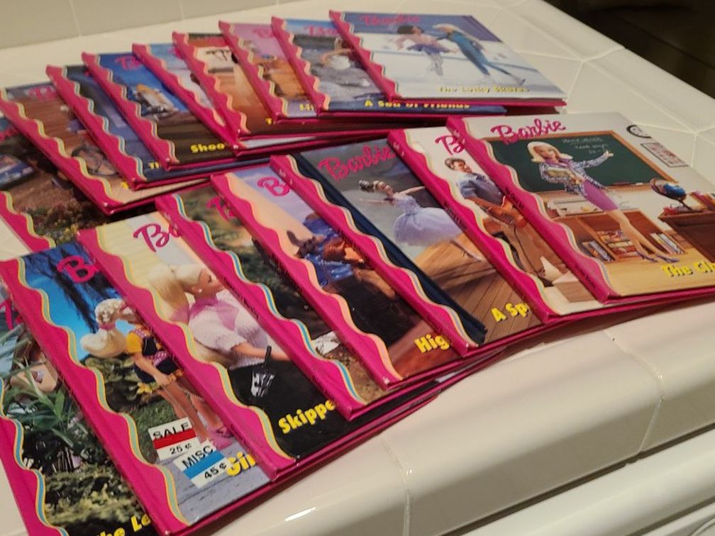 17 Barbie Hardcover Books