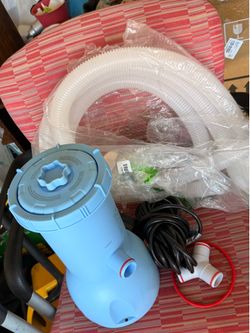 1000 GPH Above Ground Pool Filter Pump, Powerful Pool Cartridge Filter Pump