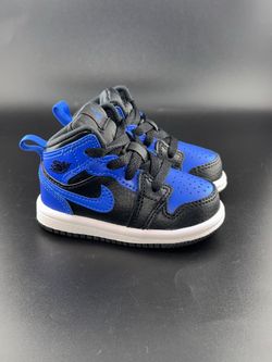Air Jordan 1 Mid TD Black Royal Blue size3