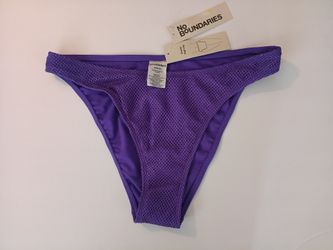 NWT Purple Bikini Bottom Med