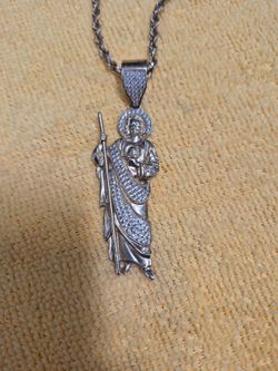 San Judas gold  Pendant