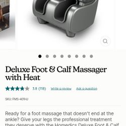 Homedics
Deluxe Foot Calf Massager with Heat
