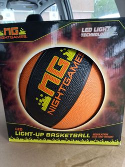 Night games LED basketball