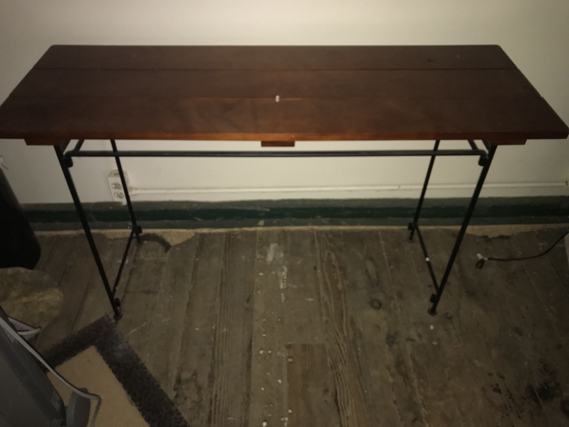 Wood sofa/console table