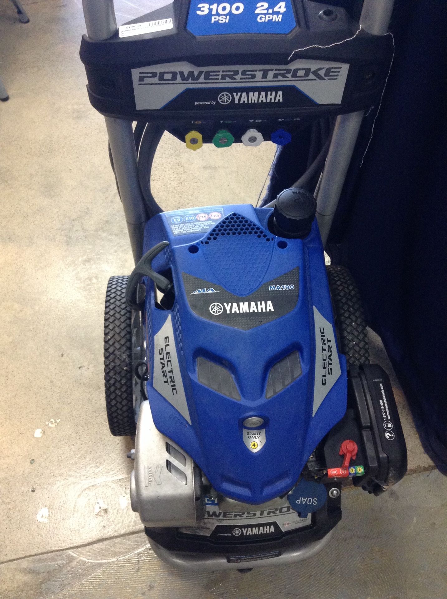 Yamaha Powerstroke 3100psi 2.4gpm Pressure Washer