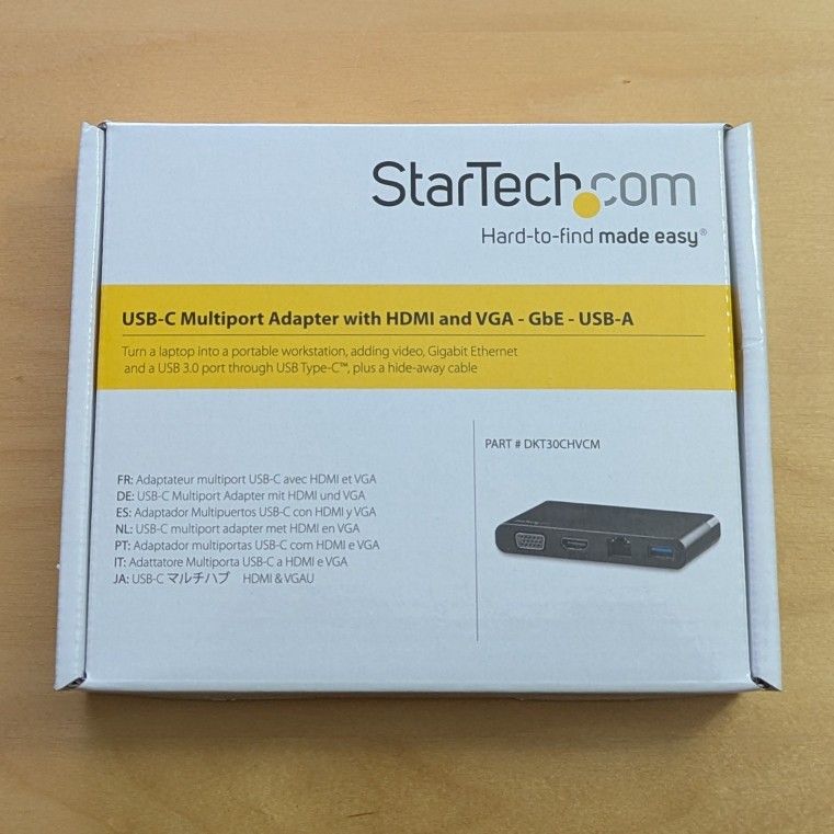 USB-C Multiport Adapter HDMI VGA Ethernet StarTech For Laptop Notebook Computer