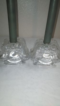 Christmas candle stick holders