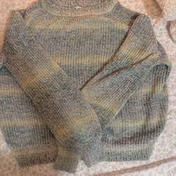 Blue/Green Knit Sweater