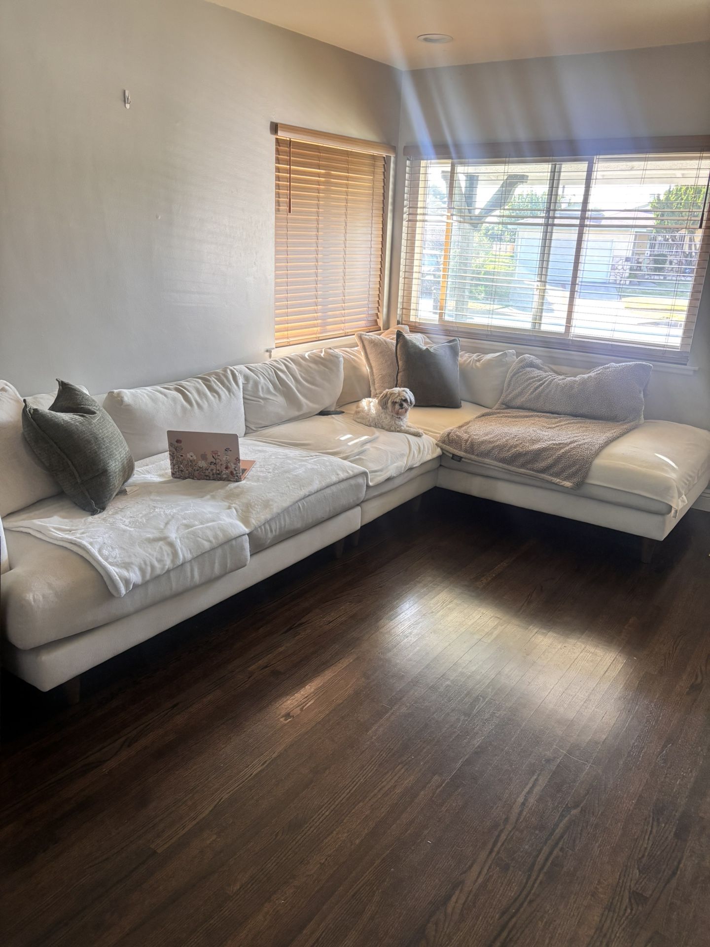 White Sectional Couch