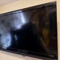 Sharp Plasma TV with Mount