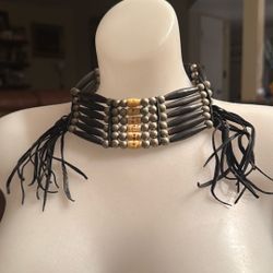 Men’s Native American Black Choker
