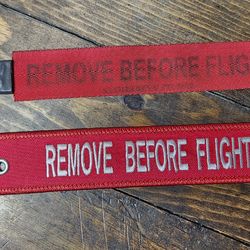 Boeing Keychain Tags Remove Befor flight