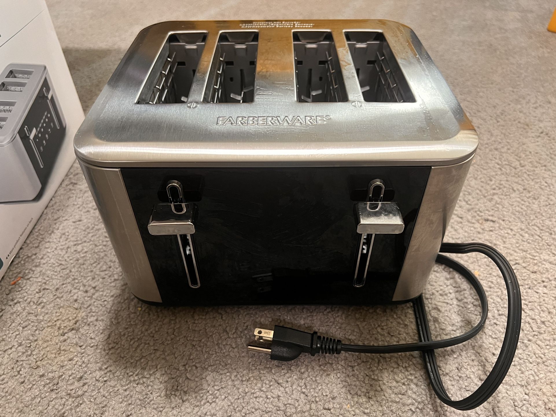Four Piece Bread Toaster