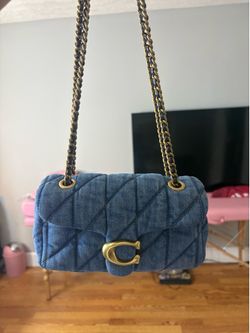 COACH DENIM TABBY 20 SHOULDER BAG