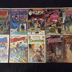 Eclipse Comics Lot of 10! Vintage. First issues. Keys. 1980s. Bronze Age.
